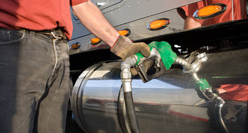 Diesel Fuel Pump, Semi Truck